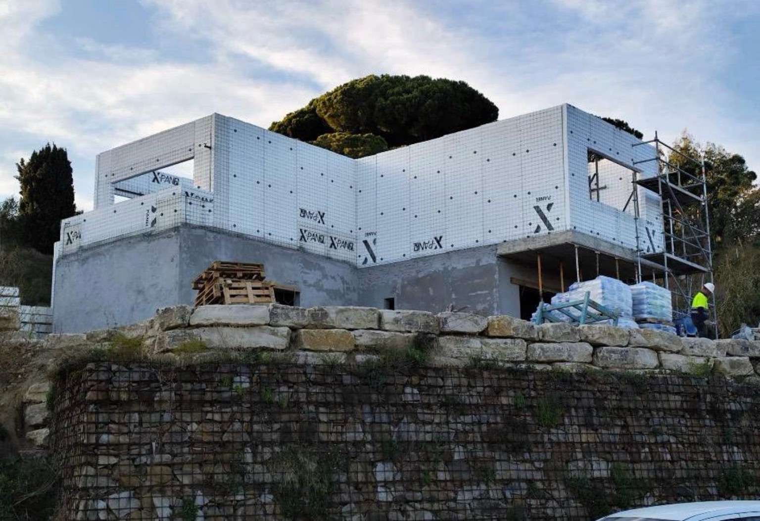 Perspectiva de una vivienda Xpanel en Barcelona